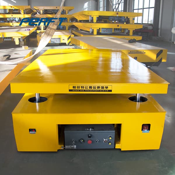 motorized transfer cars with flat steel deck 20 tons